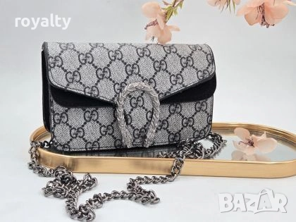 Gucci Нова Дамска Кожена Чанта Гучи Различни Цветове , снимка 4 - Чанти - 55184511