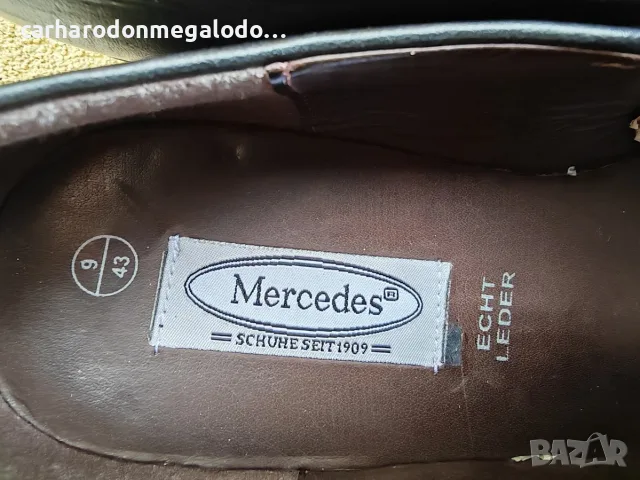 MERCEDES Висок Клас Мъжки Обувки 100 ПРОЦЕНТА ВИСОКОКАЧЕСТВЕНА КОЖА, снимка 8 - Ежедневни обувки - 55559273