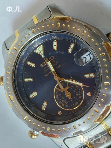 Seiko Chronograph Olympic Chronograph 6M25-6000 Dancing Hands