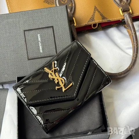 Saint Laurent Monogram Small Envelope Wallet , снимка 5 - Портфейли, портмонета - 55417604