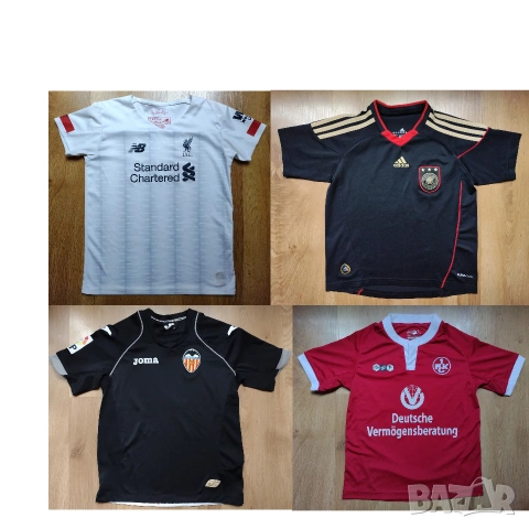 Germany, Liverpool, FC Valencia, FC Kaiserslautern - детски футболни тениски