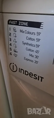 Пералня работеща Indezit,, снимка 5 - Перални - 55609227