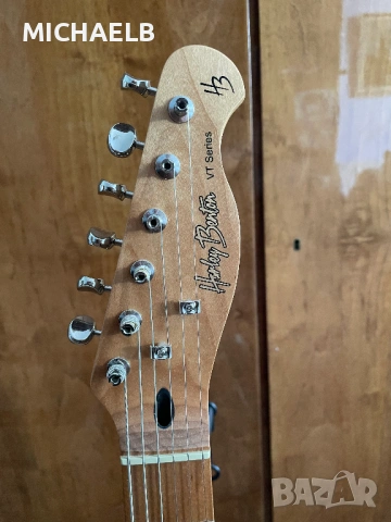 Продавам електрическа китара HARLEY BENTON TELECASTER TE-62, снимка 3 - Китари - 54800100