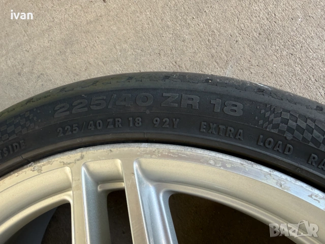 4 бр. оригинални алуминиеви джанти спорт пакет Mercedes AMG 18 цола 5x112, снимка 12 - Гуми и джанти - 54852553