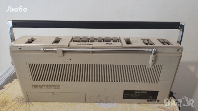 SUPERSCOPE CRS-3043S /// boombox /// ghetto blaster, снимка 10 - Радиокасетофони, транзистори - 54551287