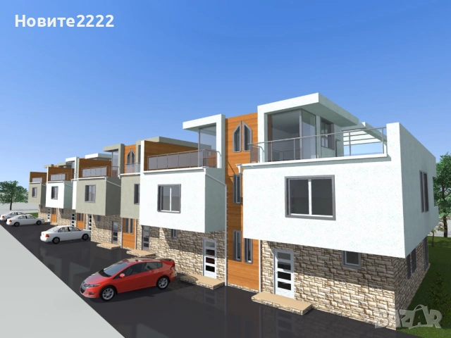 НОВА КЪЩА с 3 спални и БОНУС покривна тераса