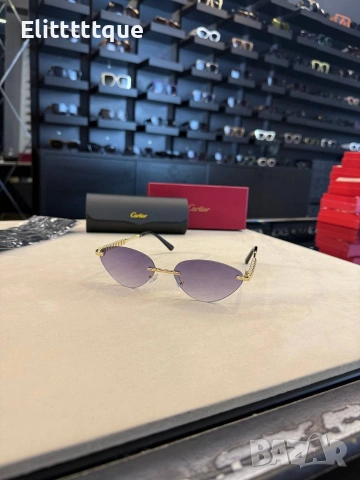 Очила + висок клас калъф + на марката кутия + сертификат + кърпичка ray ban cartier , снимка 4 - Слънчеви и диоптрични очила - 54971253