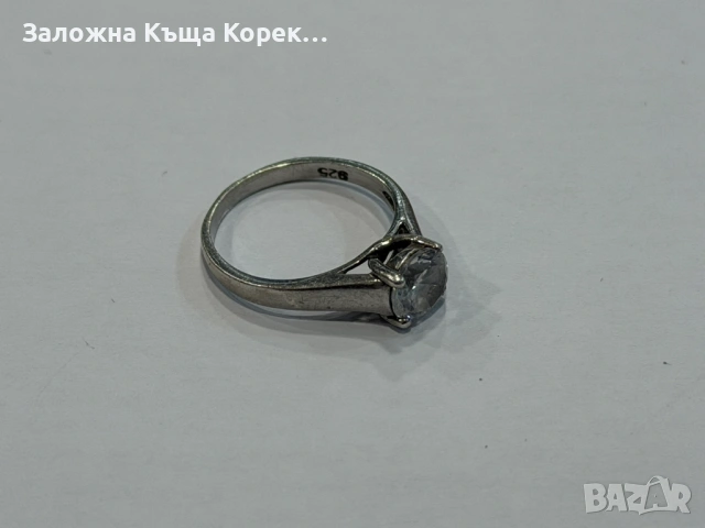 Сребърен пръстен 2,14гр, снимка 4 - Пръстени - 54731258