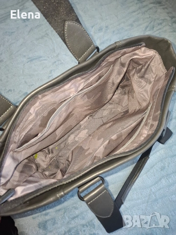 Дамска голяма черна чанта David Jones, снимка 3 - Чанти - 54339333