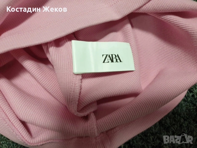 Нова със етикет. Дамска оригинална блузка. ZARA , снимка 6 - Тениски - 55072764