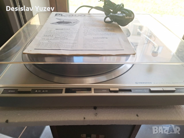Pioneer PL-400, снимка 2 - Грамофони - 54959108