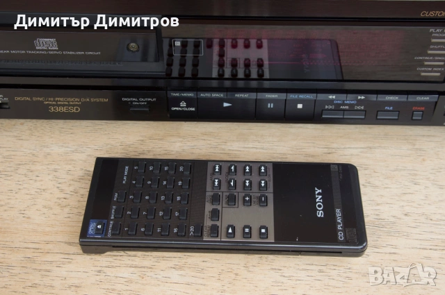 Sony CDP-338ESD с дистанционно управление, снимка 5 - Аудиосистеми - 54074106