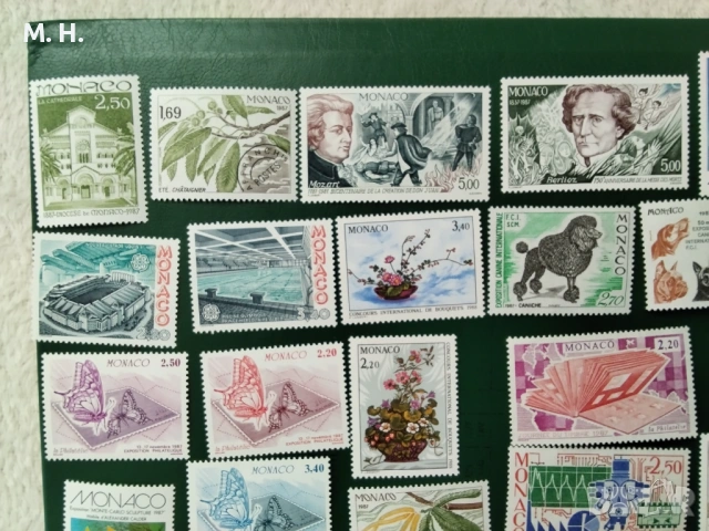 Монако 1987, снимка 2 - Филателия - 54842738