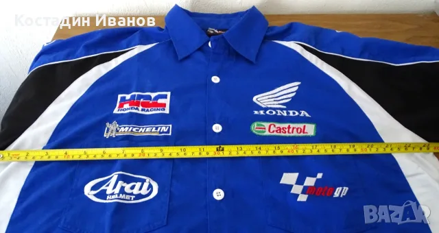 Honda Racing HRC мъжка мото риза XL Хонда Мото GP, снимка 11 - Ризи - 55595368