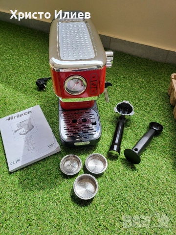 Кафемашина с ръкохватка Ariete ESPRESSO SLIM MODERNA 1381, снимка 12 - Кафемашини - 54759934