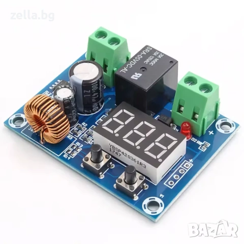 Модул за защита от дълбок разряд на батерии 12V–36V 10A за автомобили и соларни системи 10132