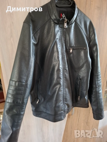 Продавам мъжко кожено яке от естествена кожа, снимка 2 - Якета - 54614981