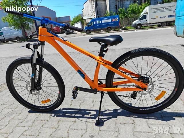 BG Алуминиев велосипед 26" JUMP hdb оранж, снимка 8 - Велосипеди - 54862592