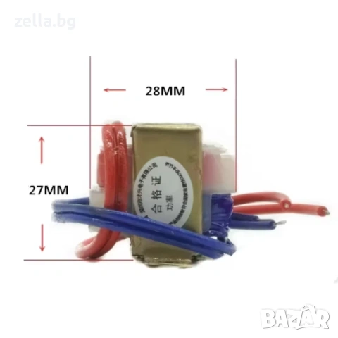Трансформатор 230V AC към 24V AC 10W – Преобразувател на напрежение за автоматизация и LED 10344, снимка 5 - Друга електроника - 54672420