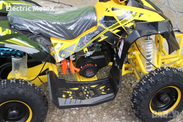 Детско бензиново ATV Grizzly SPORT – BLACK & YELLOW, снимка 6 - Мотоциклети и мототехника - 55364583