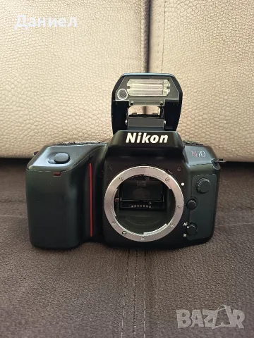 Комплект филмов фотоапарат Nikon N70 + 2 обектива (Sigma 28-80mm & Quantaray 70-210mm), снимка 6 - Фотоапарати - 55560240