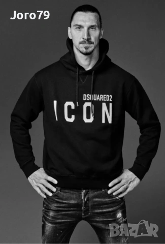 DSQUARED2 X Zlatan Ibrahimovic ICON  Мъжки Суичър Горница Раз.S