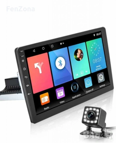 Навигация за кола ,1 Din Bluetooth радио за кола с поддръжка на резервна камера GPS навигация/WiF, снимка 2 - Други - 54146909