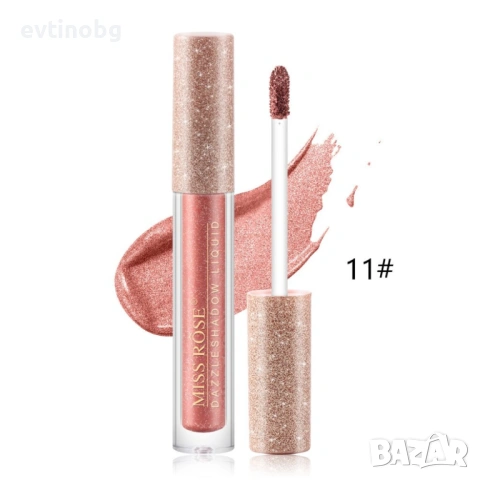 Блестящи течни сенки за очи MISS ROSE, снимка 2 - Други - 54100247