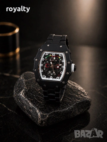 Richard Mille Нов Мъжки Часовник Кварцов Механизъм Различни Цветове , снимка 5 - Мъжки - 54430261