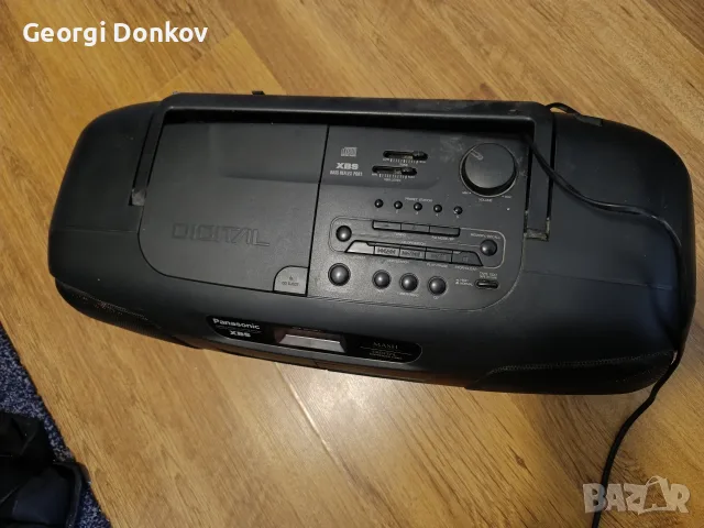 Ретро радиокасетофон с CD Panasonic RX-DT401 – Перфектно състояние, снимка 5 - Радиокасетофони, транзистори - 55564985