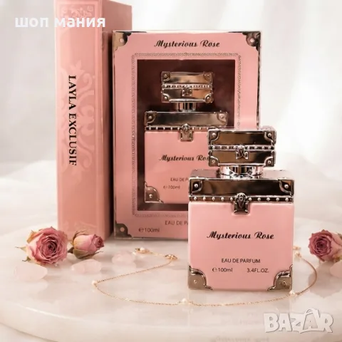 Mysterious Rose Eau de Parfum 100 мл – Луксозен дамски парфюм с нежен розов аромат и елегантно 