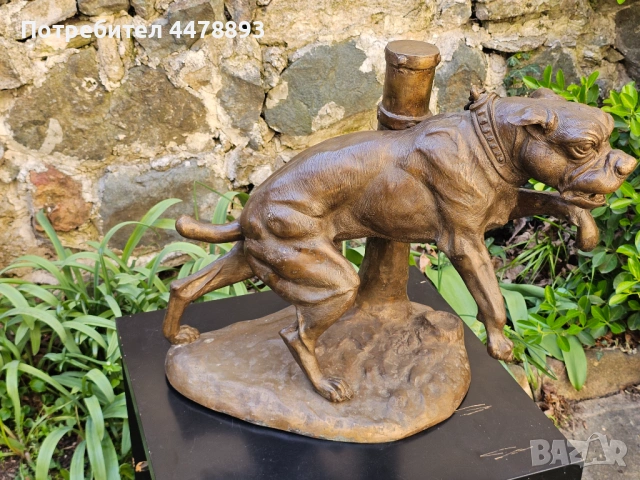 Масивна стара бронзова склуптура. , снимка 9 - Антикварни и старинни предмети - 54123109