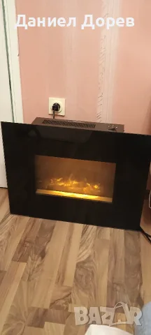 Стъклена електрическа камина 