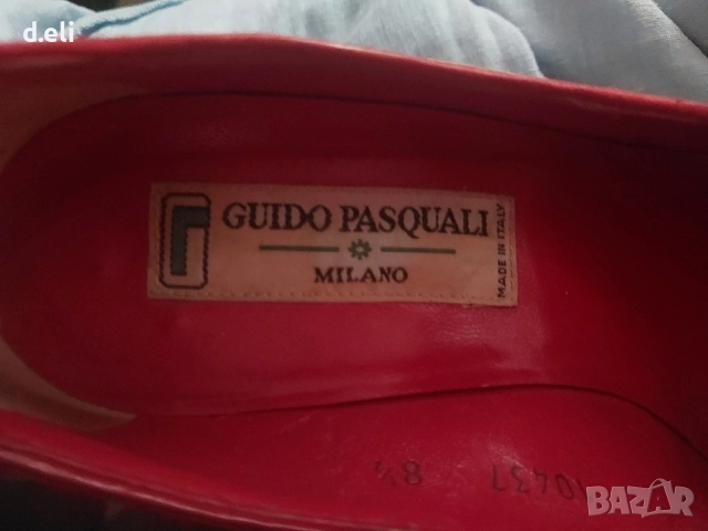GUIDO PASQUALE Italy Size 38.5 100% змийска кожа, снимка 8 - Дамски елегантни обувки - 55164488