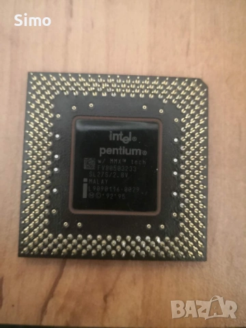 Ретро процесори Pentium mmx 233 и Pentium mmx 166, снимка 2 - Процесори - 54804002