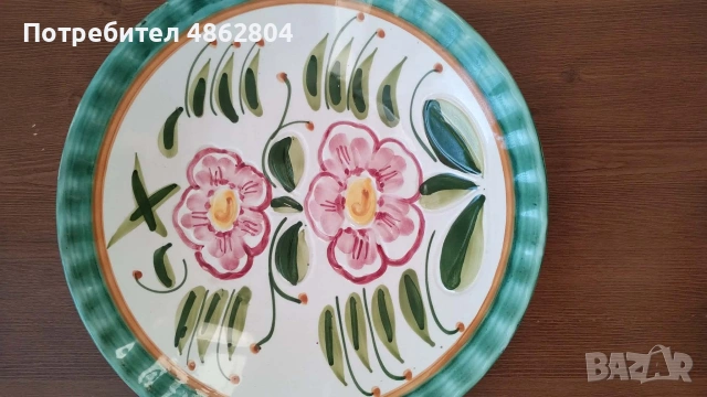 Керамични чинии за стена , снимка 3 - Декорация за дома - 54986287