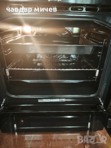 Черна свободно стояща печка Gorenje , снимка 11 - Печки, фурни - 54720366