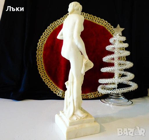 Статуя от алабастър,богиня Афродита,печат,голо тяло. , снимка 3 - Антикварни и старинни предмети - 54646058