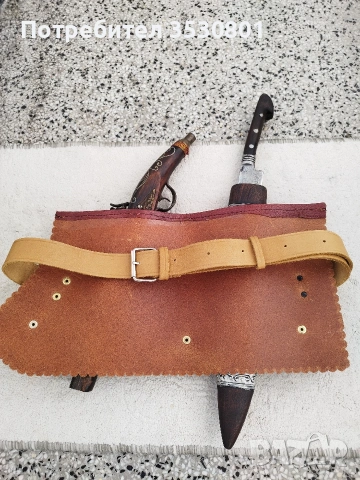 Кожен силях естествена кожа , снимка 3 - Колекции - 54053209