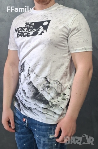 Черна \ Бяла Тениска The North Face [S - XXL], снимка 2 - Тениски - 54149757
