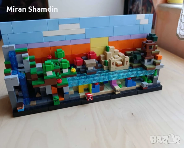 LEGO Minecraft 21589 Mini Biomes – пълен комплект, с кутия и книжка, снимка 2 - Конструктори - 54011540