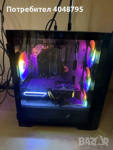 Геймърски компютър Ryzen 5 3600 / RTX 3060 Ti 8GB / 16GB RAM, снимка 2 - Геймърски - 55148646