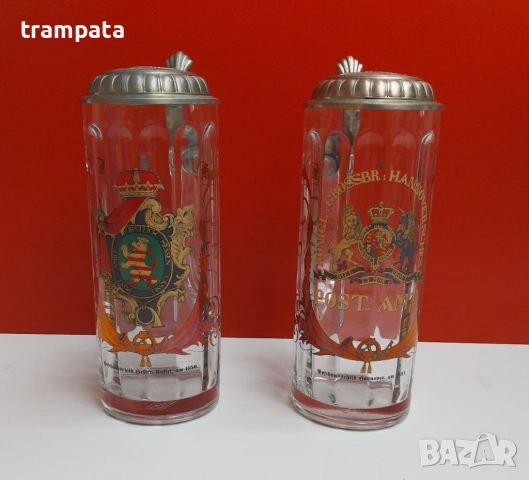 НАЙ ДОБРАТА ОФЕРТА Немски Юбилейни стъклени халби 