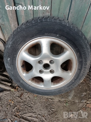 2 Броя Джанти с Гуми 14 4х100, снимка 3 - Гуми и джанти - 55100373