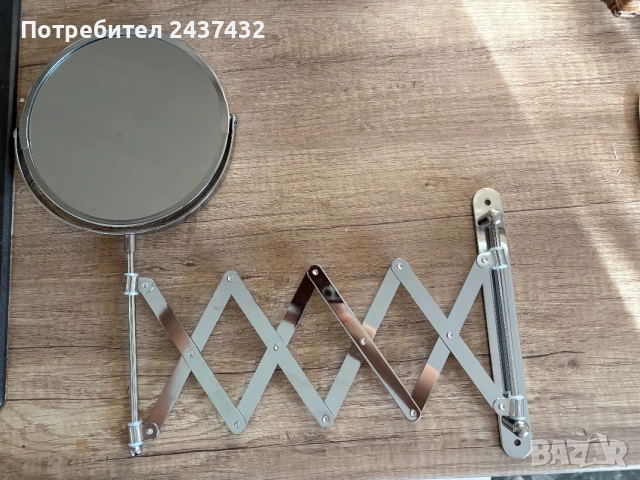 Козметично огледало с разтегателна рамка, снимка 2 - Други - 55003342