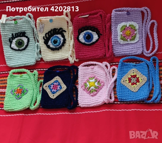 Ръчна изработка . Плетена малка чантичка 