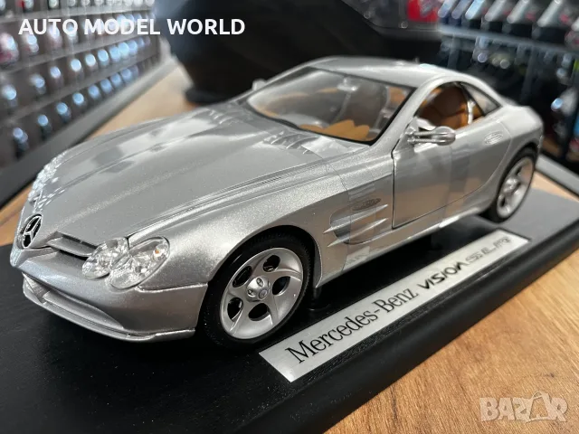 Колекционерки модел метална количка DAIMLER MERCEDES SLR VISION 1:18 95.84 лв. / 49 €