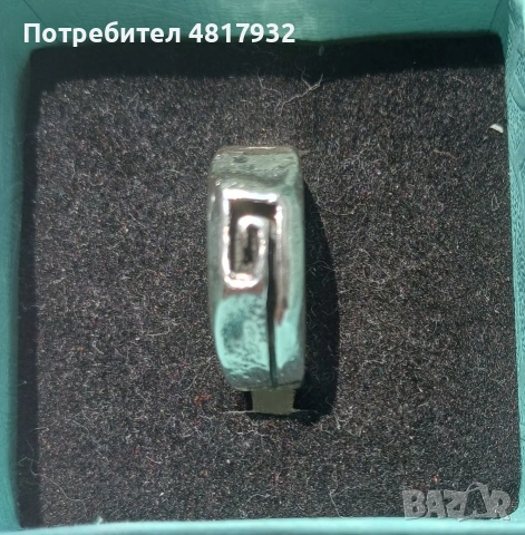 Сребърен пръстен., снимка 2 - Пръстени - 54615458