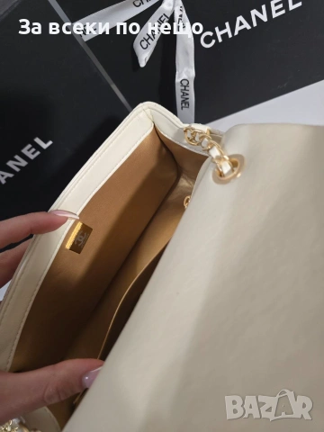 Chanel Flap Bag gold square Дамска Чанта От Естествена Телешка Кожа Код Brand Luxury Fashion28, снимка 10 - Чанти - 54960930
