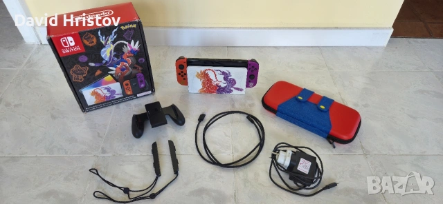 Продавам моднат Nintendo Switch OLED - Пълен Комплект + Android и Игри